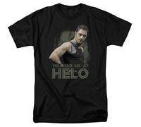 Battlestar Galactica - Mi Ha Preso A Helo - T-Shirt Unisex Per Adulti - Nera