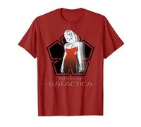 Battlestar Galactica Number 6 Portrait Maglietta