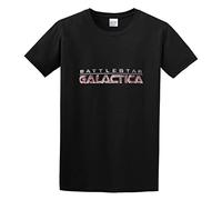 Battlestar Galactica Reboot Unisex 100% Cotton Short-Sleeve T-Shirts Black M