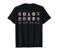 Battlestar Galactica So Say We All Badges Maglietta