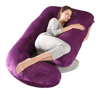 BATTOP Cuscini per gravidanza per dormire, cuscino per tutto il corpo per donne in gravidanza con rivestimento rimovibile, supporto per schiena, fianchi, gambe, pancia, deve avere cuscino maternità