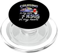 Battuage Nella Mia Vena Gesù Nel Mio Cuore Crociera Christian Faith PopSockets PopGrip per MagSafe