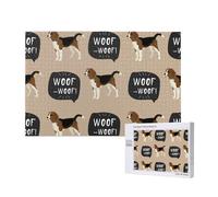Bau Beagle,Puzzle in legno da 1000 pezzi per famiglie, puzzle per adulti e adolescenti