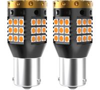 BAU15S PY21W LED Lampadine per Indicatori Di Direzione Ambra 3700LM 3030 45 SMD