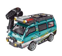 BAUBAUPLAY Auto telecomandata, 1/24, 2,4 GHz, 4 WD, offroad completamente proporzionale, modello RC Truck Camion, regalo per adulti