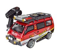 BAUBAUPLAY Auto telecomandata, 1/24, 2,4 GHz, 4 WD, offroad completamente proporzionale, modello RC Truck Camion, regalo per adulti