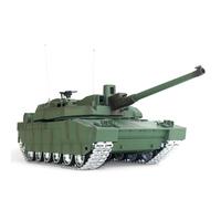 BAUBAUPLAY Carro armato da combattimento 1:16, carro armato modellismo 2.4G Francia H2408U Leclerc militare con effetti di fumo, carro armato giocattolo modellismo per fan militari (versione in