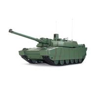 BAUBAUPLAY Carro armato da combattimento 1:16, carro armato modellismo 2.4G Francia H2408U Leclerc militare con effetti di fumo, carro armato giocattolo modellismo per fan militari (versione base)