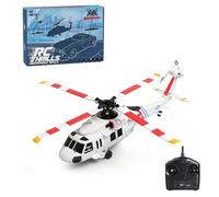 BAUBAUPLAY WL K270 RC elicottero, Black Hawk UH 60L elicottero telecomandato, 170 dimensioni 2.4G 4CH militare elicottero giocattolo regalo per adulti