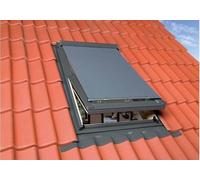 BAUBAY Tenda da sole con protezione dal calore per lucernari 66/140 FAKRO | ARON | ERW | OPTILIGHT + asta | fino al 74% efficace riduzione del calore | facile montaggio | filtro della luce | 100%