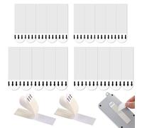 BAUCH 20 PCS Strisce Adesive Appendiquadri,Strisce Per Appendere Quadri Resistenti,Adesivi Per Cornici Fotografiche Da Parete, Per Appendere Immagini Senza Chiodi(16 * 70mm+19 * 92mm)