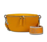 Bauchtasche In Vera Pelle Firenze Gialla Per Donne OTF807Y