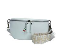 Bauchtasche In Vera Pelle Firenze Per Donne Bianca OTF807W