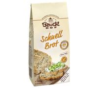 Bauck Hof Bio - Miscela per pane rapido con semi, senza glutine, 500 g