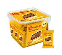 Bauducco Choco Biscuit Cookies - Croccanti e deliziosi - Ideale per snack, dessert & Lunch Box - 2 biscotti per confezione, confezionati singolarmente, 717,2 g (confezione da 40)