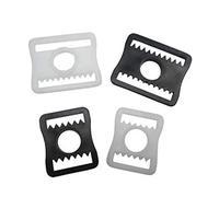 Bauer Clip in plastica da 1", per casco da hockey su ghiaccio, colore: nero