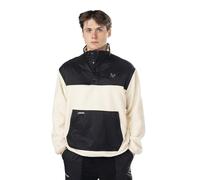 Bauer - Maglione in pile polare, per anziani, taglia XL, colore: nero/crema