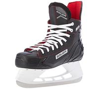 Bauer NS Senior, Pattini da Ghiaccio Uomo, Nero/Rosso, 47