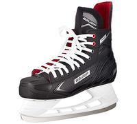 BAUER PRO Skate Pattini da Ghiaccio Nero-Bianco-Rosso-Si 12