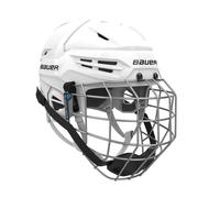 Bauer Re-Akt 55 Casco Combo Con Griglia Senior Bianco