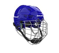 Bauer Re-Akt 55 Casco Eishockey Con Griglia Senior Blu