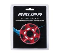 Bauer RH sliv vver Red di Pezzi Puck, Rosso, M