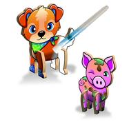 Bauer Spielwaren 201016 modello in legno da dipingere