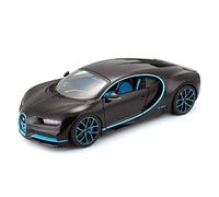 Bugatti Chiron 42 Secondi Record Mondiale 2016 Nero Modellino Auto 1:18 Bburago