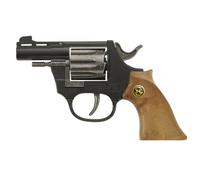 Bauer Spielwaren Pistola Giocattolo 8 Colpi Carnevale 14,5 cm Unisex Bambini dai 3 anni in su