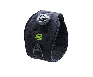 Bauerfeind, 1 Bracciale per gomito Unisex, Indossabile a destra e sinistra, Per tennis, badminton, squash, Riduzione del carico sulla muscolatura dell’avambraccio, Cuscinetto di silicone, Sistema di chiusura Boa, Nero, 11469461170000