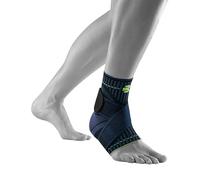 BAUERFEIND, 1 Cavigliera Unisex, Indossabile a Sinistra, per Sport con la Palla e Atletica Leggera, Stabilizzazione, Cinghia Adesiva, Taglia L, Nero, 11419401170713