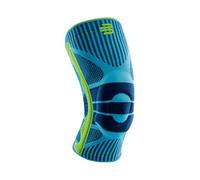 Bauerfeind, 1 Ginocchiera Unisex, Indossabile a destra e sinistra, Per sport con la palla e atletica leggera, Sostegno per il ginocchio durante lo sport, Anello di silicone, Taglia XL, Rivera, 11449411260014