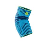 Bauerfeind, 1 Gomitiera Unisex, Indossabile a destra e sinistra, Per sport con la palla e con la racchetta, Atletica leggera, Stabilità all’articolazione del gomito, Cuscinetto in silicone, Taglia L, Rivera, 11469431260013