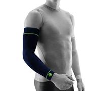 Bauerfeind, 1 Paio di Fasce a compressione per braccia, Unisex, Indossabili a destra e sinistra, Per sport con la palla e sport di resistenza, Rafforzamento della muscolatura, Taglia XL lunga, Blu marine, 29355011500034