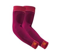 Bauerfeind, 1 Paio di Fasce a compressione per braccia, Unisex, Indossabili a destra e sinistra, Per sport con la palla e sport di resistenza, Rafforzamento della muscolatura, Taglia M corta, Rosa, 29355019500022