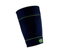 Bauerfeind, 1 Paio di Fasce a compressione per cosce, Unisex, Indossabili a destra e sinistra, Per sport con la palla e sport di resistenza, Rafforzamento della muscolatura, Taglia M lunga, Blu marine, 29345721500032