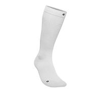 Bauerfeind Sports - Run Ultralight Compression Socks - Calze tecniche a compressione EU 41-43 - M: 36-41 cm bianco/grigio