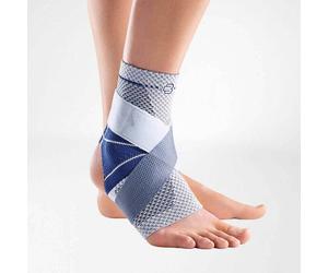 Bauerfeind Cavigliera compressiva Malleotrain S Open Heel sinistra titan stabili