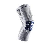 Bauerfeind Genutrain P3 Knee Support, Unisex, Titanium, Left, Size 4