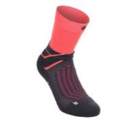 Bauerfeind Run Performance Mid Cut Calze da corsa Donna-corallo
