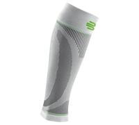 Bauerfeind, 1 Paio di Fasce a compressione per polpacci, Unisex, Indossabili a destra e sinistra, Per sport con la palla e sport di resistenza, Rafforzamento della muscolatura, Taglia L lunga, Bianco, 29352021000033
