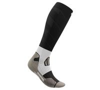 Bauerfeind Sports - Trail Run Compression Socks - Calze da running EU 46-49 - Wade M nero/grigio