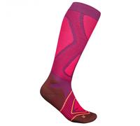 Bauerfeind Sports - Women's Ski Performance Compression Socks - Calze tecniche a compressione EU 35-37 - Wade XL fuchsia