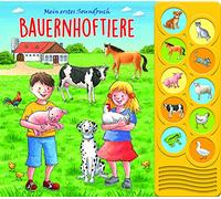 Phoenix International Publications – Bauernhoftiere – Libro cartonato interattivo con 10 suoni