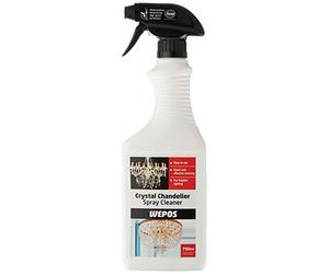 Baufan Detergente per Lampadari 750 ml | Detergente per cristallo per una brillantezza splendente | Pulizia rapida ed efficace | Spray per la pulizia di lampade da soffitto in cristallo