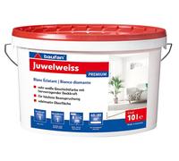 Baufan Juwelweiss 10 L Extra Bianco Parete E Vernice Soffitto Per Innenbereiche