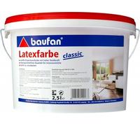 Baufan Lattice Classic 2,5 L Bianco Vernice di Emulsione Innen-Wandfarbe