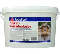 Baufan Silikat-Fassadenfarbe 5 L Bianco, Resistente Agenti Atmosferici,