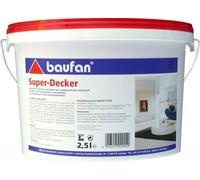 Baufan Super-Decker 2,5 L Resistente Al Lavaggio Colore Interno Bianco Per din