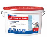 Baufan Vernice Antimuffa 10 L Bianca Per Cucine, Bagni E Ambienti Umidi